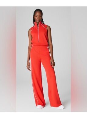 SPANX Poppy Red AirEssentials Jumpsuit (Size Medium Petite)